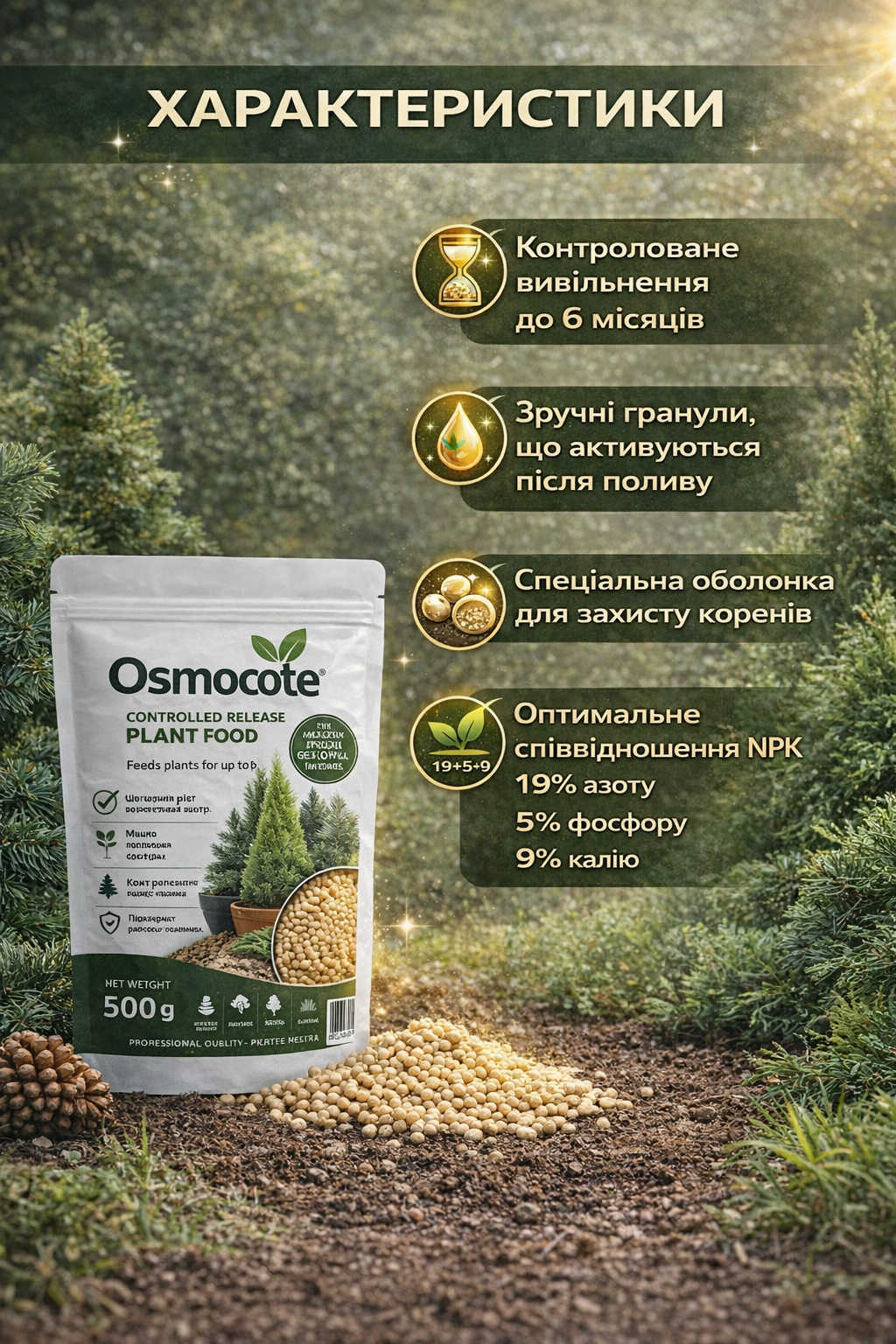 Результат після підживлення